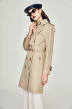 Load image into Gallery viewer, 2019 Women&#39;s Waterproof Cotton Long Classic Double-breasted The Kensington Heritage Trench Coat