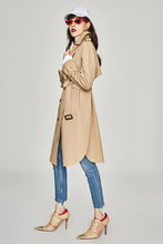 Load image into Gallery viewer, 2019 Autumn Fashion Casual Women&#39;s Khaki Trench Coat Double Breasted Long Outerwear