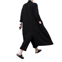 Load image into Gallery viewer, 2019 Summer Loose Women Coats Three Quarter Sleeve Black Sunscreen Trench Coat Clothes Korean