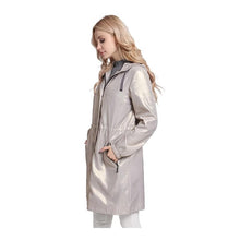 Load image into Gallery viewer, 2019 Trench Women Autumn New fashion Coats Hood Windbreaker Adjustable Waist Ladies Outerwear