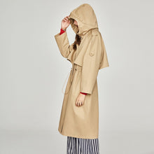 Load image into Gallery viewer, 2019 Autumn New Casual Women&#39;s Cotton X-Long Hooded Trench Coat