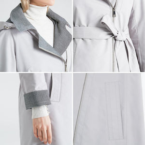2019 Trench Spring Autumn Female Windproof Warm Female Coat European American Model Windbreaker