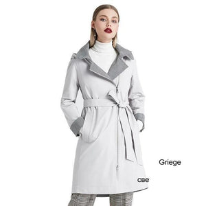 2019 Trench Spring Autumn Female Windproof Warm Female Coat European American Model Windbreaker