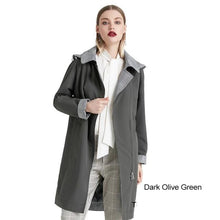 Load image into Gallery viewer, 2019 Trench Spring Autumn Female Windproof Warm Female Coat European American Model Windbreaker