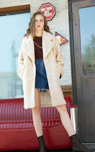 Load image into Gallery viewer, Lapel Drop Solid Shoulder Long Teddy Bear Winter Coat Jacket