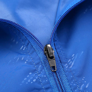 Men's Women Casual Jackets Candy Color Windproof Ultra-Light Rainproof Windbreaker Hooded Coat