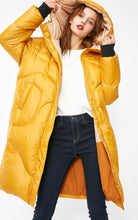 Load image into Gallery viewer, 2019 New Hooded White Duck Down Oversize Padded Long Down Jacket