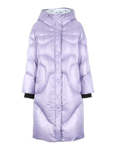 Load image into Gallery viewer, 2019 New Hooded White Duck Down Oversize Padded Long Down Jacket