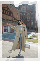 Load image into Gallery viewer, Women Holiday Comfortable Loose Trench Coat Professional Temperament Solid Girls Warm Outdoor Long Trench