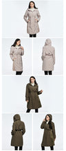 Load image into Gallery viewer, 2019 Women Spring Jacket Windbreaker Jacket Drawstring Hem Long Sleeves Hooded Coat Spring Lightweight Windbreaker