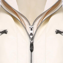 Load image into Gallery viewer, Gothic Faux Leather Jacket Women Hoodies Winter Autumn Motorcycle Jacket Black