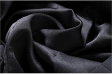 Load image into Gallery viewer, 2019 Women Slim Black Trench Coat White Sexy V-Neck Single Breasted Petal Sleeve Long Style Women Out Wear Club Coats