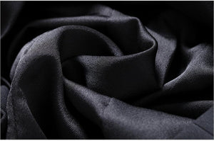 2019 Women Slim Black Trench Coat White Sexy V-Neck Single Breasted Petal Sleeve Long Style Women Out Wear Club Coats