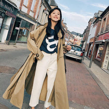 Load image into Gallery viewer, Women British Double Breasted Slim Long Trench Coat Windbreaker Stylish Fashion Ladies