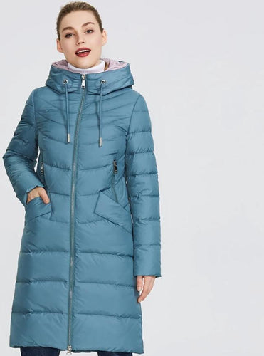 New Winter Women's Jacket Coat Simple Women Parkas Warm Winter Women's Coat