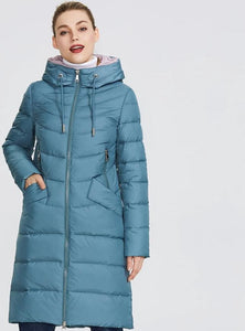 New Winter Women's Jacket Coat Simple Women Parkas Warm Winter Women's Coat