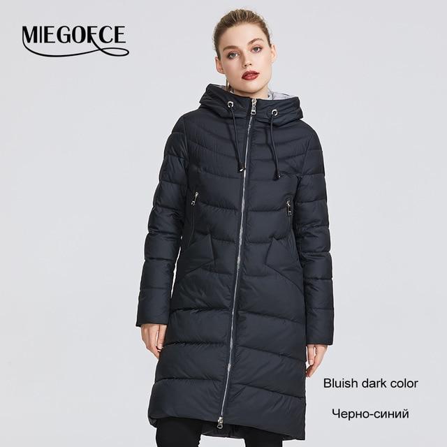 New Winter Women's Jacket Coat Simple Women Parkas Warm Winter Women's Coat
