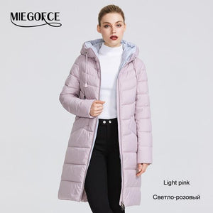 New Winter Women's Jacket Coat Simple Women Parkas Warm Winter Women's Coat