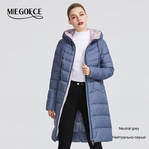 New Winter Women's Jacket Coat Simple Women Parkas Warm Winter Women's Coat