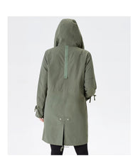 Load image into Gallery viewer, 2019 Trench Coat Spring Female Trench Clothes Classic Hooded Solid Fashion Ukraine Ladies