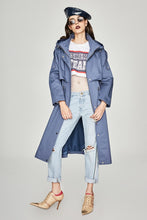 Load image into Gallery viewer, 2019 Autumn New Casual Women&#39;s Cotton X-Long Hooded Trench Coat