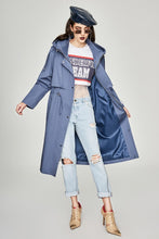 Load image into Gallery viewer, 2019 Autumn New Casual Women&#39;s Cotton X-Long Hooded Trench Coat