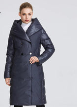 Load image into Gallery viewer, 2019 Women Winter Jacket Coat Unusual Design Sewn From Two Materials Women&#39;s Parkas