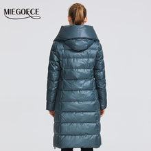Load image into Gallery viewer, 2019 Women Winter Jacket Coat Unusual Design Sewn From Two Materials Women&#39;s Parkas