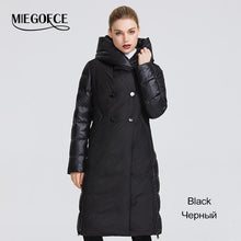 Load image into Gallery viewer, 2019 Women Winter Jacket Coat Unusual Design Sewn From Two Materials Women&#39;s Parkas