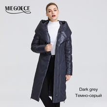 Load image into Gallery viewer, 2019 Women Winter Jacket Coat Unusual Design Sewn From Two Materials Women&#39;s Parkas