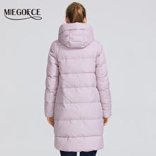 Load image into Gallery viewer, 2019 New Winter Women Collection of Coat Knee-Length Parka Women Windproof Women Jacket With Stand-Up Collar and Hood
