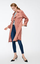 Load image into Gallery viewer, Women&#39;s Straight Fit Two-tiered Lapel Minimalist Trench Coat