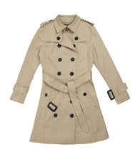 Load image into Gallery viewer, Women Spring Autumn Trench Coat Casual Long Sleeve Slim Double Breasted Female Clothes Long Trench Windbreaker