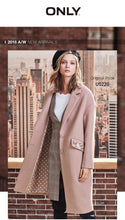 Load image into Gallery viewer, 2019 Autumn Winter Women Wool Coat New Women&#39;s Embroidered Woolen Coat