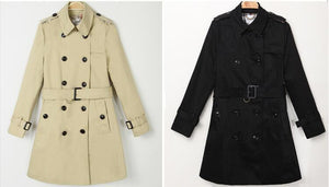 2019 Winter Fashion Designer Brand Classic European Trench Coat