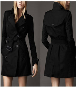 2019 Winter Fashion Designer Brand Classic European Trench Coat