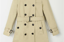 Load image into Gallery viewer, 2019 Winter Fashion Designer Brand Classic European Trench Coat