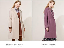 Load image into Gallery viewer, 2019 Autumn Winter New Women Wool Coat  Double-breasted Woolen Coat