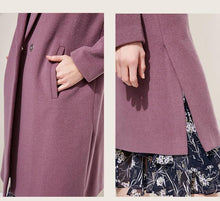 Load image into Gallery viewer, 2019 Autumn Winter New Women Wool Coat  Double-breasted Woolen Coat