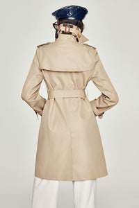 2019 Women's Waterproof Cotton Long Classic Double-breasted The Kensington Heritage Trench Coat