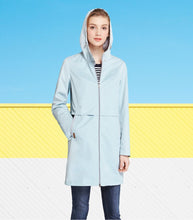 Load image into Gallery viewer, 2019 Fall Woman Clothing Solid Color Long Sleeved Casual New Women Coat Stand Collar Pockets Trench Coat