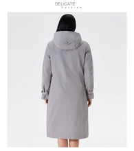 Load image into Gallery viewer, 2019 Women Trench Coat Spring Fashion Long Windbreaker Solid Color Windproof Temperament