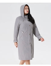 Load image into Gallery viewer, 2019 Women Trench Coat Spring Fashion Long Windbreaker Solid Color Windproof Temperament