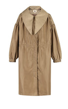 Load image into Gallery viewer, Vero Moda Fall Lapel Zip Front Cinched Waist Medium-style Lace-up Coat Jacket