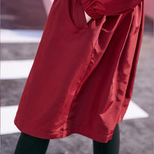 Load image into Gallery viewer, Vero Moda Fall Lapel Zip Front Cinched Waist Medium-style Lace-up Coat Jacket