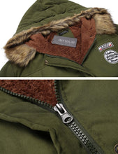 Load image into Gallery viewer, Women Winter Cats Casual Long Sleeve Hooded Jackets Solid Zip-up Anorak Parka Jacket