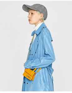 Autumn Slid Elegant Women Long Trench Coat Casaco Feminino Overcoat