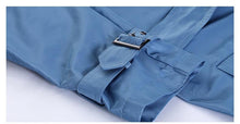 Load image into Gallery viewer, Autumn Slid Elegant Women Long Trench Coat Casaco Feminino Overcoat