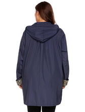Load image into Gallery viewer, Women Rain Coat Jacket Spring Autumn Hooded Windbreaker Lightweight Waterproof Raincoat