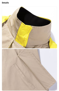 2019 Autumn Trench Coat Women Outrwear Quality Hood Double Breasted Top Long Coat Fashion